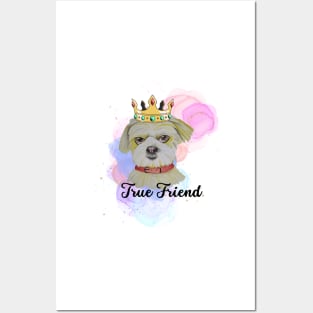 Fun Dog True Friend Posters and Art